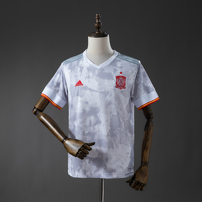 Camiseta retro de visitante de España 2021, tallas S-XXL